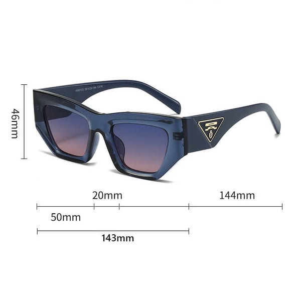 Damskie okulary przeciwsłoneczne z filtrem UV400 - SV104 czarne