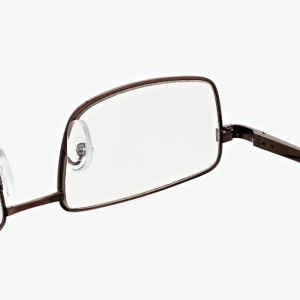 Plusy +0.50 Fotochromowe okulary do czytania z flexami ST342A brązowe