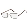 Plusy +0.50 Fotochromowe okulary do czytania z flexami ST342A brązowe
