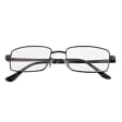 Plusy +2.00 Fotochromowe okulary do czytania z flexami ST342 czarne