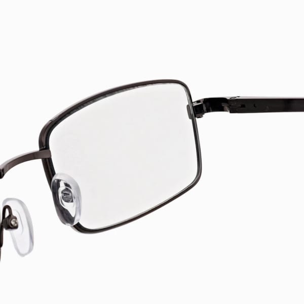 Plusy +3.50 Fotochromowe okulary do czytania z flexami ST342 czarne