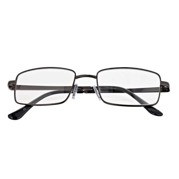 Plusy +3.50 Fotochromowe okulary do czytania z flexami ST342 czarne