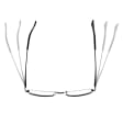 Plusy +3.50 Fotochromowe okulary do czytania z flexami ST342 czarne