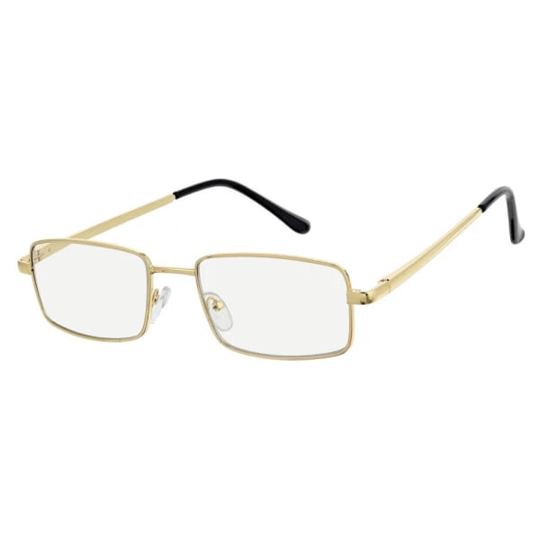 Plusy +3.00 Fotochromowe okulary do czytania z flexami ST342B złote