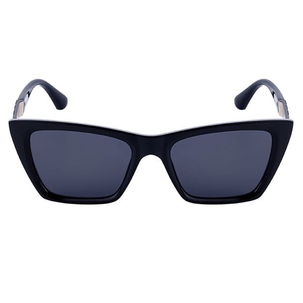 Damskie okulary przeciwsłoneczne kocie z filtrem UV400 ST-MAX10 czarny