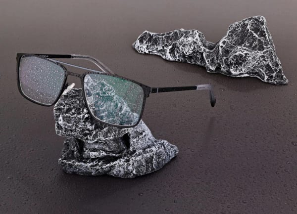 Męskie okulary Fotochromowe PREMIUM +1.25 do czytania z antyrefleksem STF380