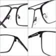 Męskie okulary Fotochromowe PREMIUM +1.25 do czytania z antyrefleksem STF380
