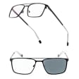 Męskie okulary Fotochromowe PREMIUM +2.75 do czytania z antyrefleksem STF380
