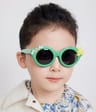 Dziecięce 3-6 lat gumowe okulary przeciwsłoneczne polaryzacyjne POL-JR-68B różowe