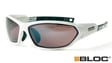 Okulary przeciwsłoneczne sportowe BLOC scorpion x303 biały/brąz