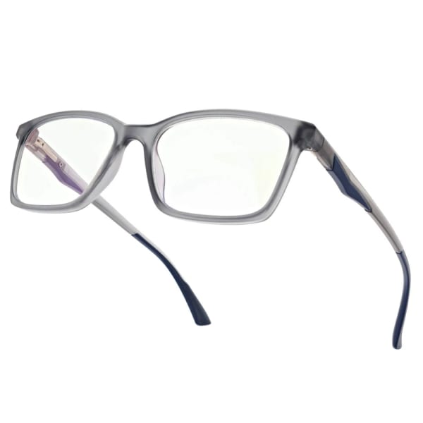 Męskie okulary +1.00 do czytania i komputera Blue Light ST339 szare