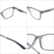 Męskie okulary +1.00 do czytania i komputera Blue Light ST339 szare