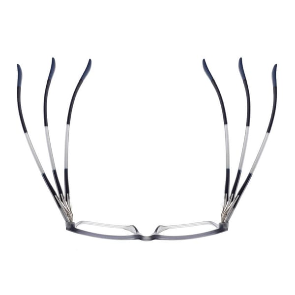 Męskie okulary +3.00 do czytania i komputera Blue Light ST339 szare