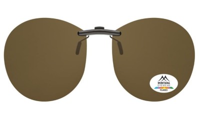 Nakładki brązowe Pilotki polaryzacyjne na okulary korekcyjne Montana C4B