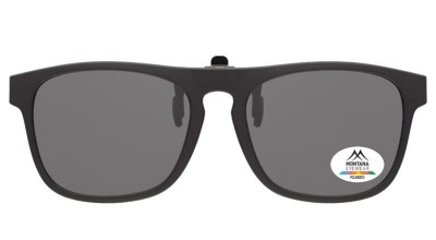 Nakładki czarne polaryzacyjne na okulary korekcyjne Montana C5