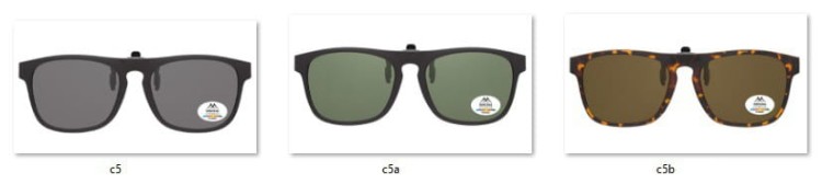 Nakładki polaryzacyjne na okulary korekcyjne Montana C5B