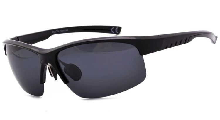 Okulary z dwoma soczewkami polaryzacyjnymi czarna i żółta - drs-55c1