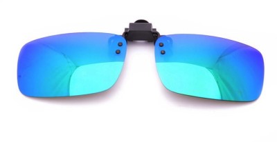 Nakładki lustrzane zielono-niebieskie polaryzacyjne na okulary korekcyjne NA-156