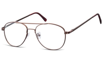 Pilotki zerówki Okulary Oprawki metalowe korekcyjne 791D