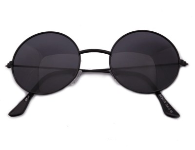 Lenonki czarne przeciwsłoneczne hippie retro 449C