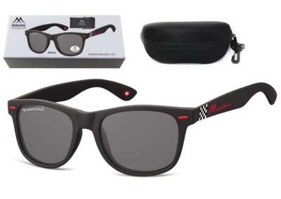 Duże Klasyczne Okulary Polaryzacyjne Nerdy Montana BOXMP2A-XL + pudełko