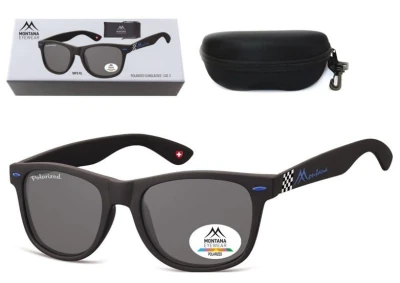 Duże Klasyczne Okulary Polaryzacyjne Nerdy Montana BOXMP2-XL + pudełko