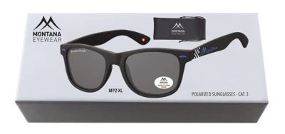 Duże Klasyczne Okulary Polaryzacyjne Nerdy Montana BOXMP2-XL + pudełko