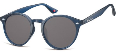 Okulary przeciwsłoneczne okrągłe granatowe lenonki S20D