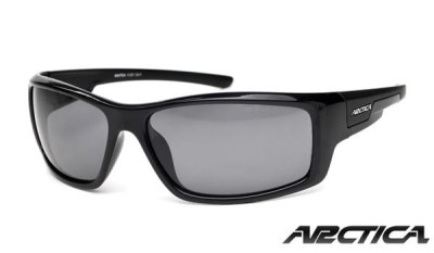 Okulary przeciwsłoneczne sportowe polaryzacyjne Arctica S-220 czarne