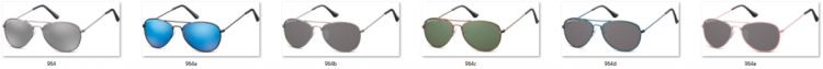 Pilotki okulary aviator dziecięce Montana 964C brązowo zielone 