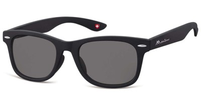 Okulary przeciwsłoneczne dziecięce nerdy  Montana 965 czarne matowe