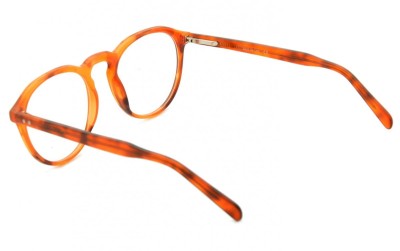 Okrągłe Okulary oprawki Lenonki zerówki korekcyjne Sunoptic AC21E jasna panterka