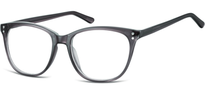 Okulary oprawki zerówki korekcyjne Unisex Sunoptic AC22B ciemny szary