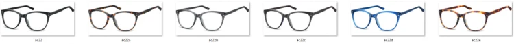 Okulary oprawki zerówki korekcyjne Unisex Sunoptic AC22D ciemny niebieski