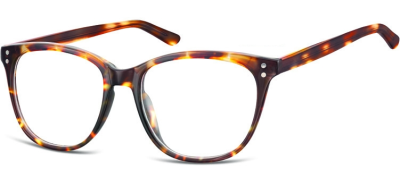 Okulary oprawki zerówki korekcyjne Unisex Sunoptic AC22E jasna panterka