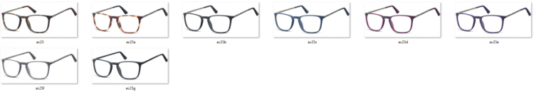 Okulary oprawki zerówki korekcyjne nerdy Unisex Sunoptic AC25E ciemnofioletowe