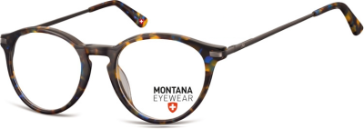 Okrągłe Okulary oprawki optyczne,lenonki korekcyjne Montana MA63B panterka mix