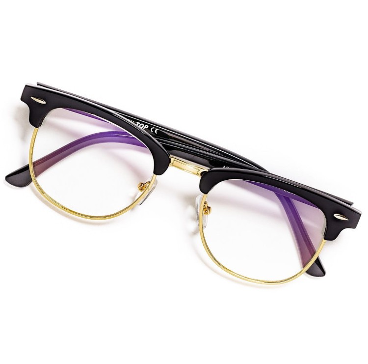 Półramki okulary z filtrem antyrefleksyjne do komputera 2763