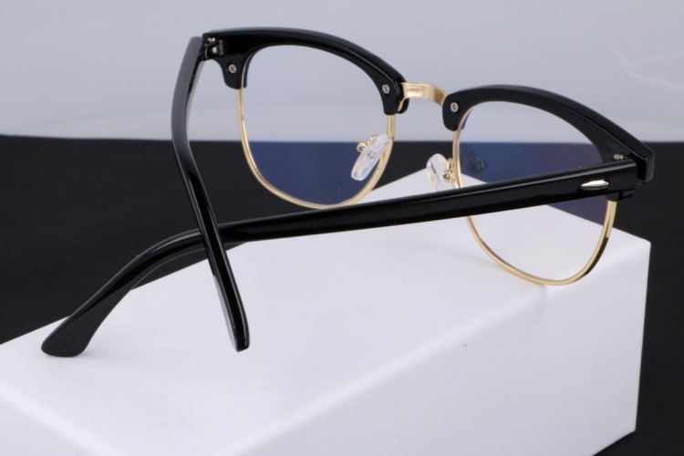 Półramki okulary z filtrem antyrefleksyjne do komputera 2763