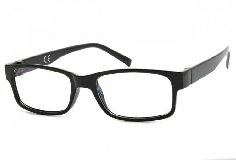 Okulary z filtrem Antyrefleksyjne zerówki Nerdy prostokątne DR-109-C1