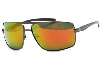 Okulary Męskie dla Kierowców Aviator Polaryzacyjne Lustrzanki POL-14A