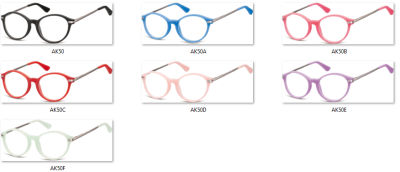 Okulary dziecięce zerówki okrągłe lenonki AK50C burgundowe