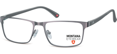 Okulary oprawki prostokątne optyczne Montana MM610D jasnografitowe