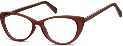 Okulary oprawki zerówki korekcyjne Kocie Oczy Sunoptic AC19B