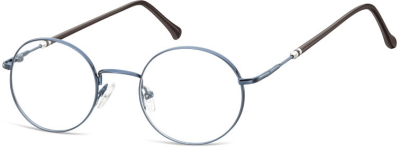 Lenonki okrągłe Okulary oprawki optyczne 926A ciemne niebieskie