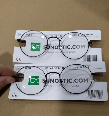 Lenonki okrągłe Okulary oprawki optyczne 926D czarne