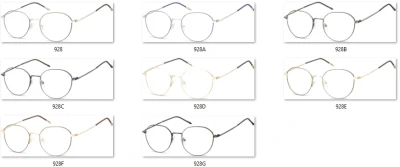 Lenonki Okulary oprawki optyczne 928F złote + ciemnobrązowe