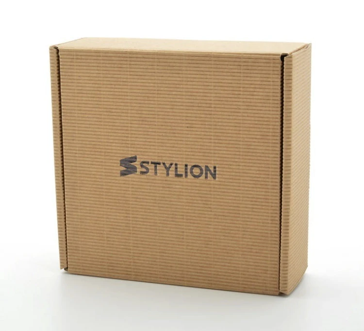 Pasek skórzany STYLION w pudełku - brązowy ST30-1 - szer.3cm