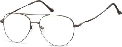 Okulary oprawki Pilotki zerówki metalowe korekcyjne 932F czarne