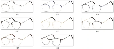 Lenonki okrągłe Okulary oprawki optyczne 933C grafitowa + czarna